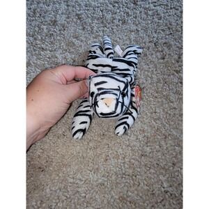 Ty Beanie Baby "Blizzard" The White Snow Tiger - DOB: 12-12-96 NWT